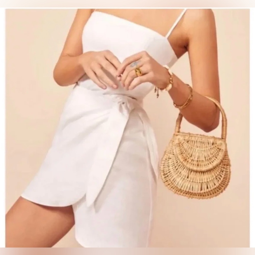 REFORMATION Wicker Mini Bag